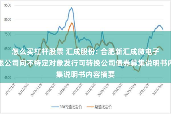 怎么买杠杆股票 汇成股份: 合肥新汇成微电子股份有限公司向不特定对象发行可转换公司债券募集说明书内容摘要