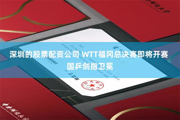 深圳的股票配资公司 WTT福冈总决赛即将开赛 国乒剑指卫冕