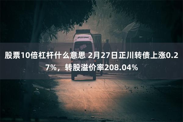 股票10倍杠杆什么意思 2月27日正川转债上涨0.27%，转股溢价率208.04%